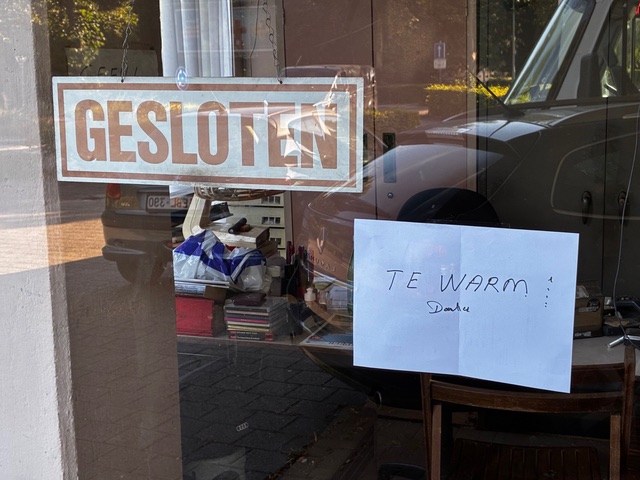 Te wAAArm, ook niet willen.