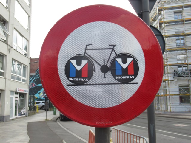 Millet op de fiets