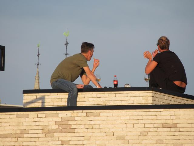 Feestje op het dAk.