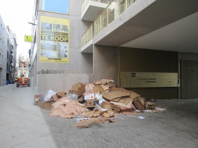 A hAd veel uit te pAkken voor het nieuwe AppArtement...