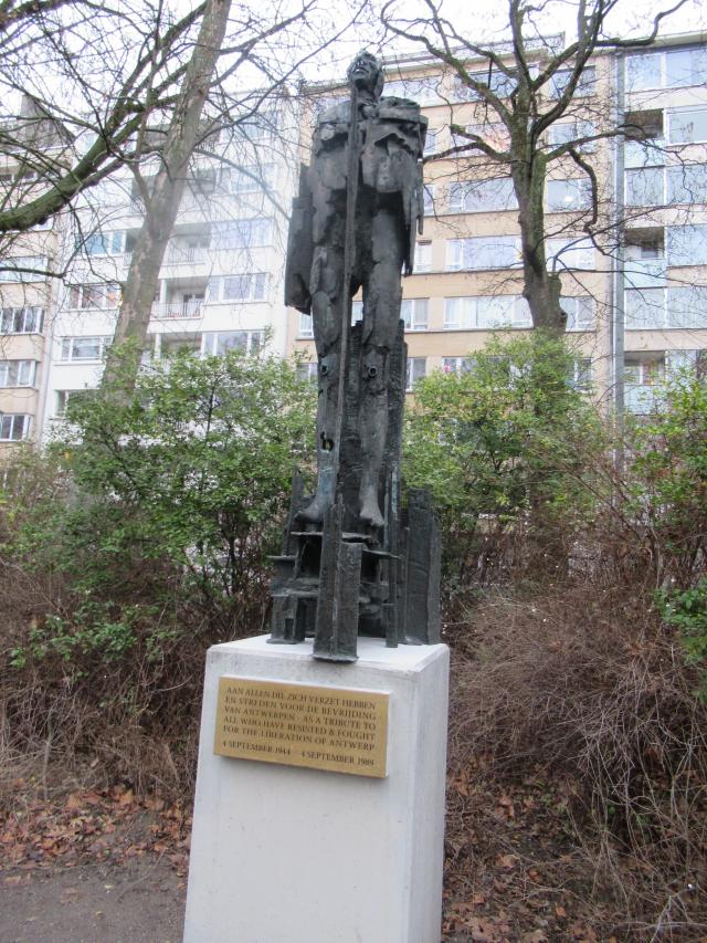 Beeld bij in het pArk.