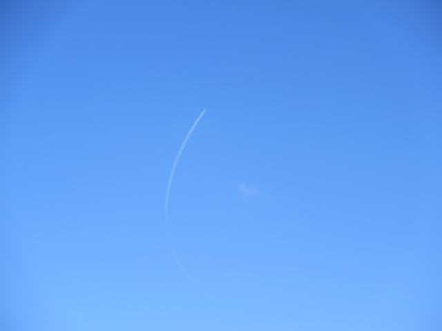 Hoog in de bocht.
