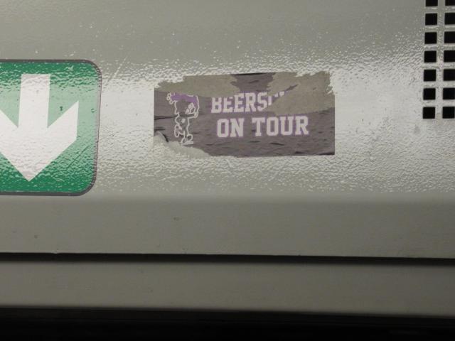 On tour.